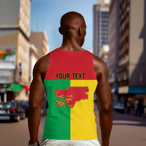 Personalized Guinea-Bissau Men Tank Top Basic Flag Style - African Pride