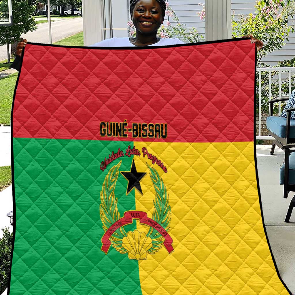 Guinea-Bissau Quilt Basic Flag Style - African Pride