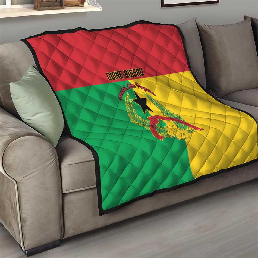 Guinea-Bissau Quilt Basic Flag Style - African Pride