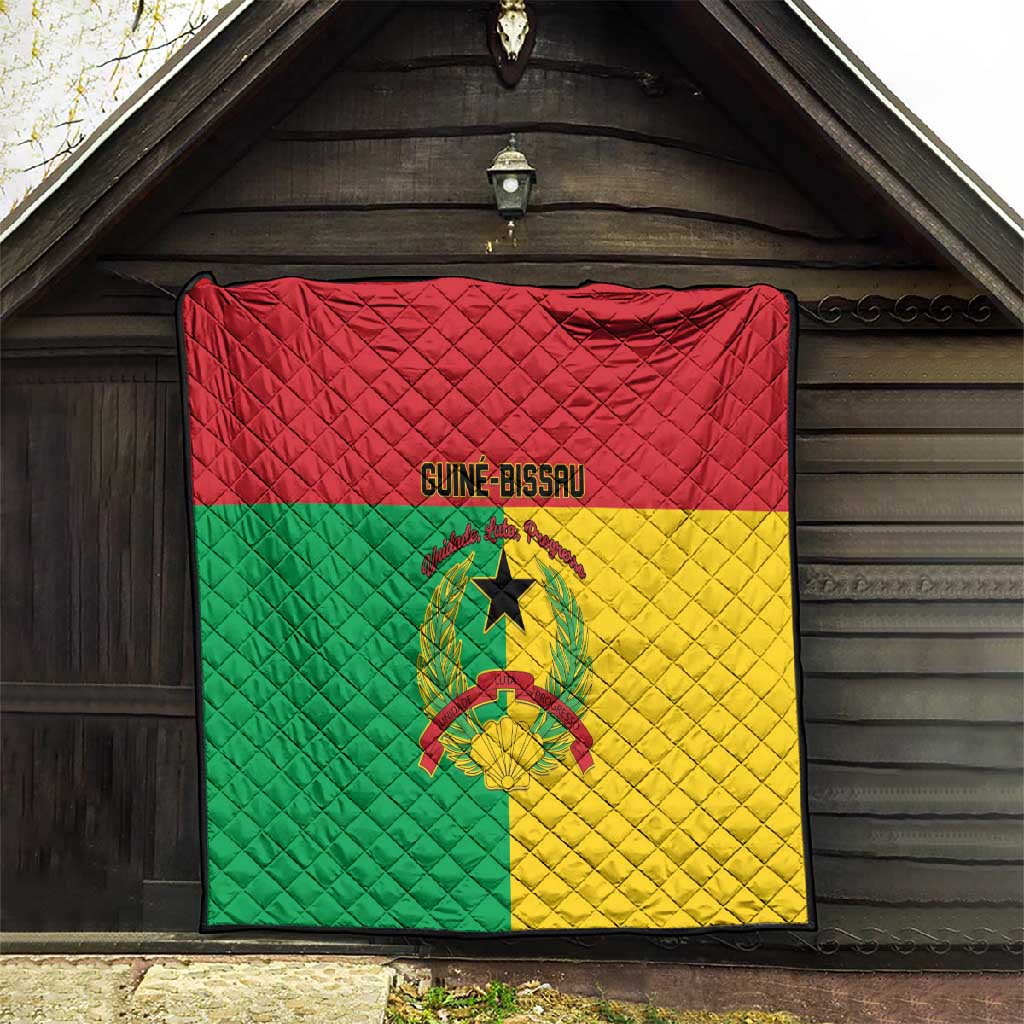 Guinea-Bissau Quilt Basic Flag Style - African Pride