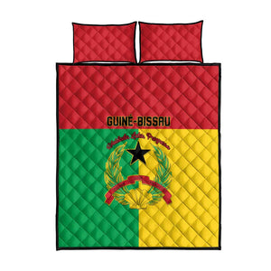 Guinea-Bissau Quilt Bed Set Basic Flag Style - African Pride