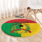 Guinea-Bissau Round Carpet Basic Flag Style - African Pride