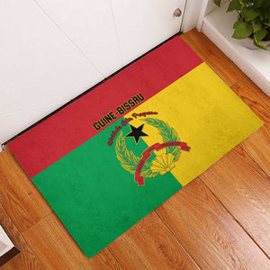 Guinea-Bissau Rubber Doormat Basic Flag Style - African Pride