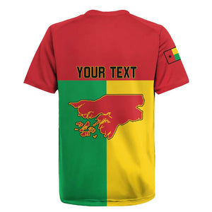 Personalized Guinea-Bissau Rugby Jersey Basic Flag Style - African Pride