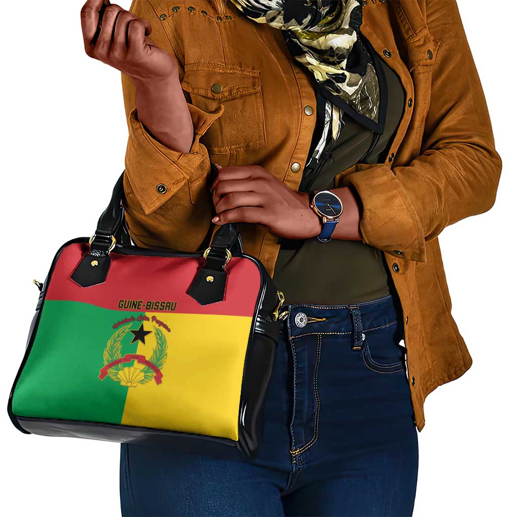 Guinea-Bissau Shoulder Handbag Basic Flag Style - African Pride