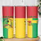 Personalized Guinea-Bissau Skinny Tumbler Basic Flag Style - African Pride