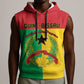 Personalized Guinea-Bissau Sleeveless Hoodie Basic Flag Style - African Pride