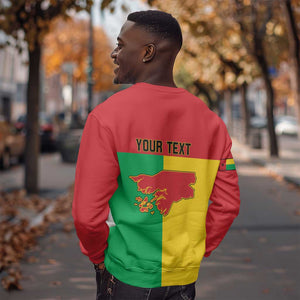 Personalized Guinea-Bissau Sweatshirt Basic Flag Style - African Pride