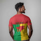 Personalized Guinea-Bissau T shirt Basic Flag Style - African Pride