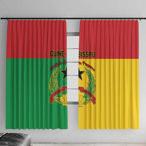 Guinea-Bissau Window Curtain Basic Flag Style - African Pride