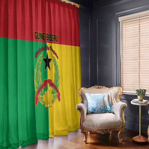 Guinea-Bissau Window Curtain Basic Flag Style - African Pride