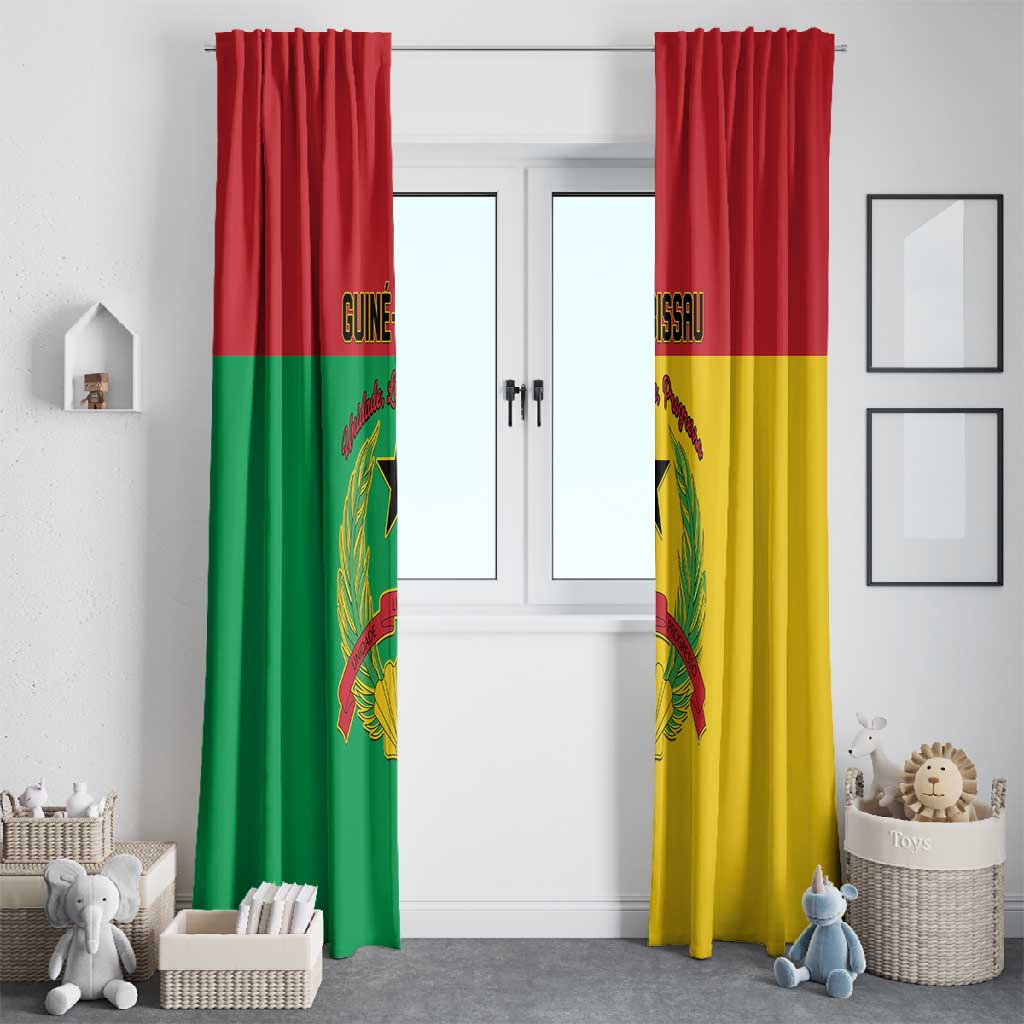 Guinea-Bissau Window Curtain Basic Flag Style - African Pride