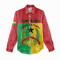 Personalized Guinea-Bissau Women Casual Shirt Basic Flag Style - African Pride