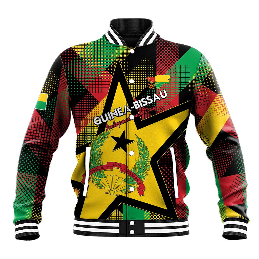 Personalized Happy Guinea-Bissau Baseball Jacket Independence Day - African Pride