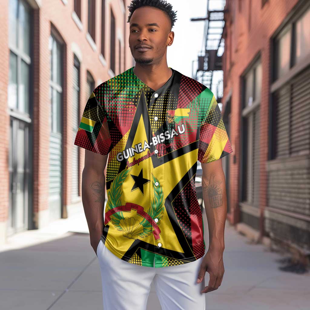 Personalized Happy Guinea-Bissau Baseball Jersey Independence Day - African Pride