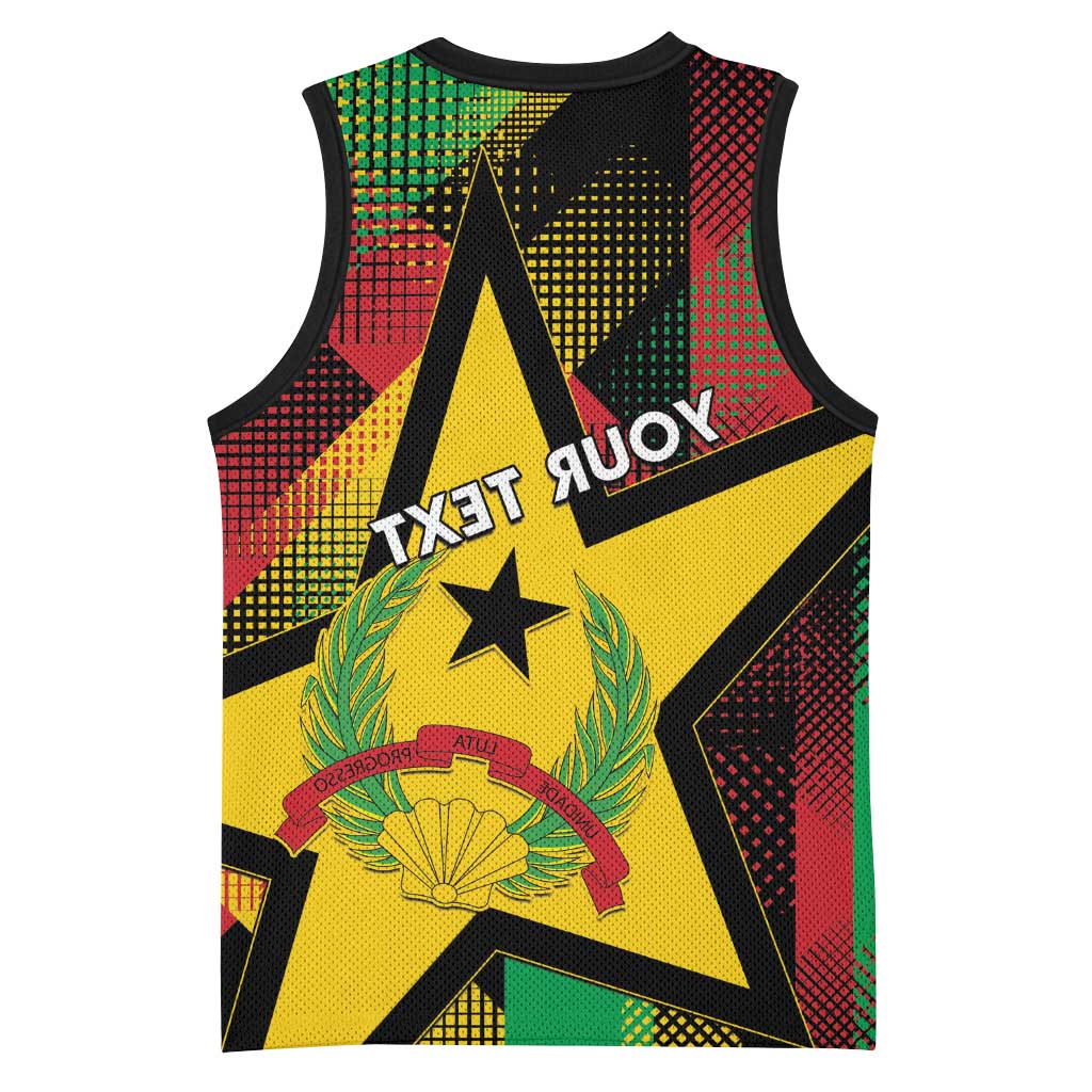 Personalized Happy Guinea-Bissau Basketball Jersey Independence Day - African Pride