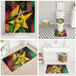 Guinea-Bissau Independence Day Bathroom Set Coat Of Arms With Map