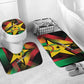 Guinea-Bissau Independence Day Bathroom Set Coat Of Arms With Map