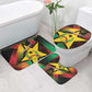 Guinea-Bissau Independence Day Bathroom Set Coat Of Arms With Map