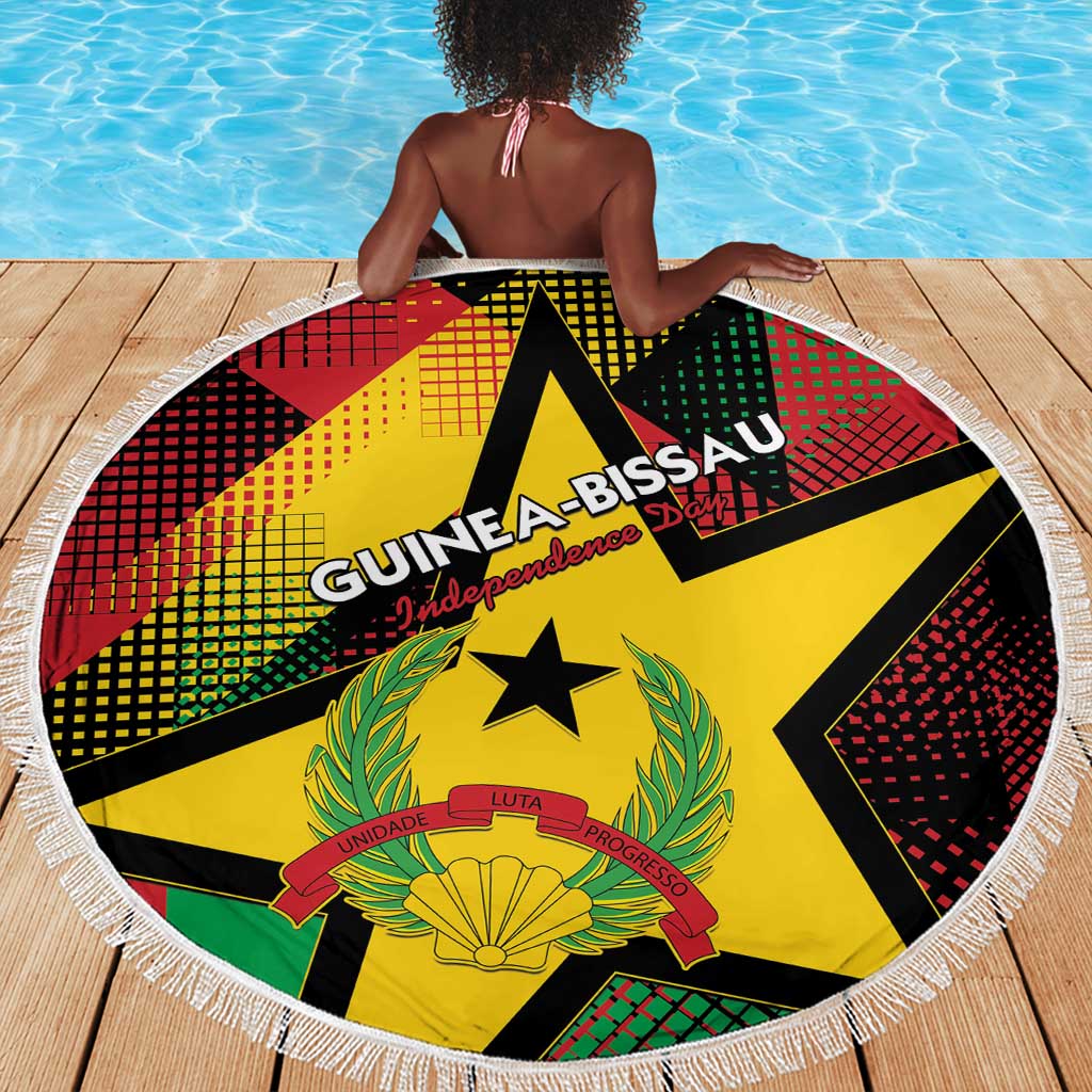 Happy Guinea-Bissau Beach Blanket Independence Day - African Pride
