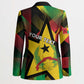 Personalized Guinea-Bissau Independence Day Blazer Coat Of Arms With Map