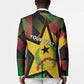 Personalized Guinea-Bissau Independence Day Blazer Coat Of Arms With Map