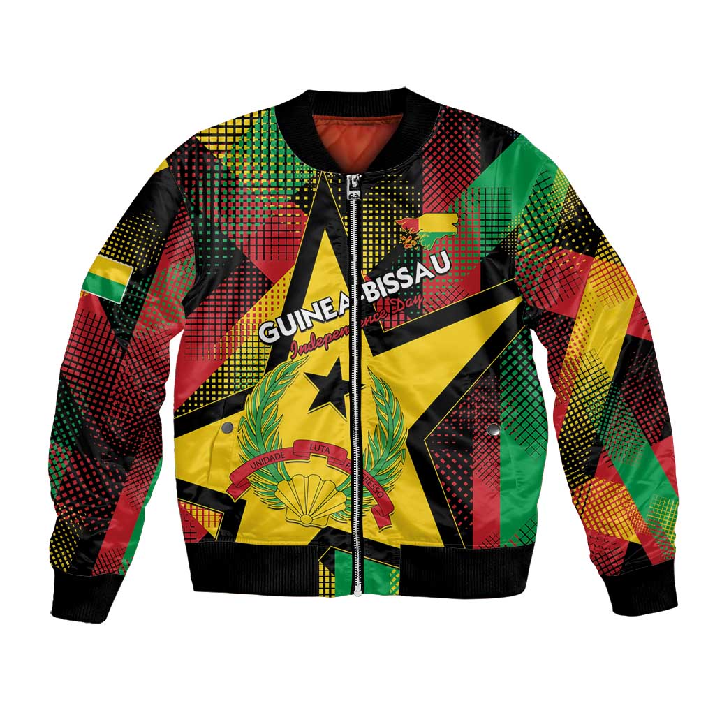 Personalized Happy Guinea-Bissau Bomber Jacket Independence Day - African Pride