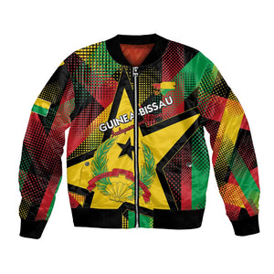 Personalized Happy Guinea-Bissau Bomber Jacket Independence Day - African Pride