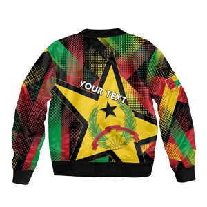 Personalized Happy Guinea-Bissau Bomber Jacket Independence Day - African Pride