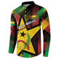 Personalized Guinea-Bissau Independence Day Button Sweatshirt Coat Of Arms With Map