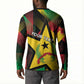Personalized Guinea-Bissau Independence Day Button Sweatshirt Coat Of Arms With Map