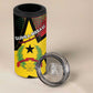 Personalized Happy Guinea-Bissau 4 in 1 Can Cooler Tumbler Independence Day - African Pride