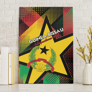 Happy Guinea-Bissau Canvas Wall Art Independence Day - African Pride