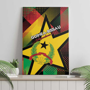 Happy Guinea-Bissau Canvas Wall Art Independence Day - African Pride