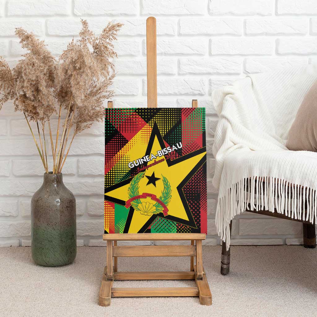 Happy Guinea-Bissau Canvas Wall Art Independence Day - African Pride