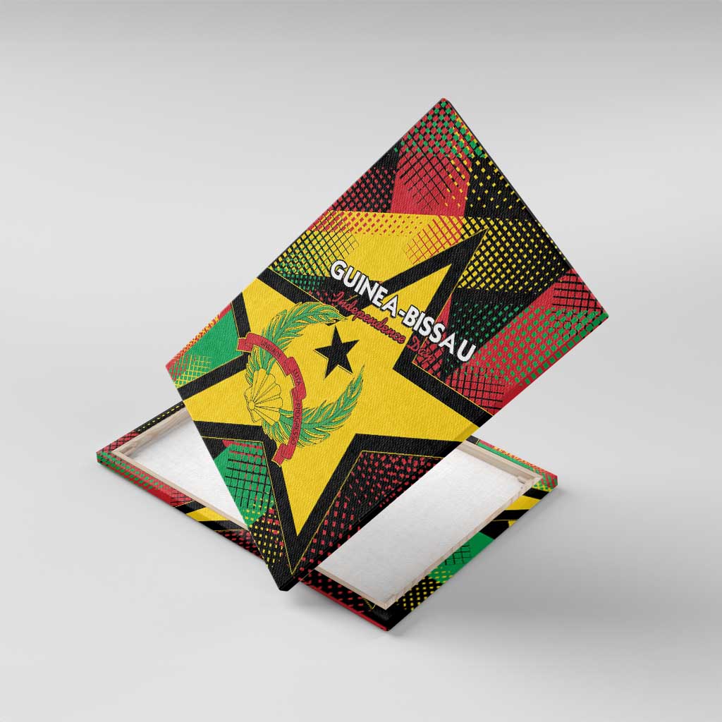 Happy Guinea-Bissau Canvas Wall Art Independence Day - African Pride