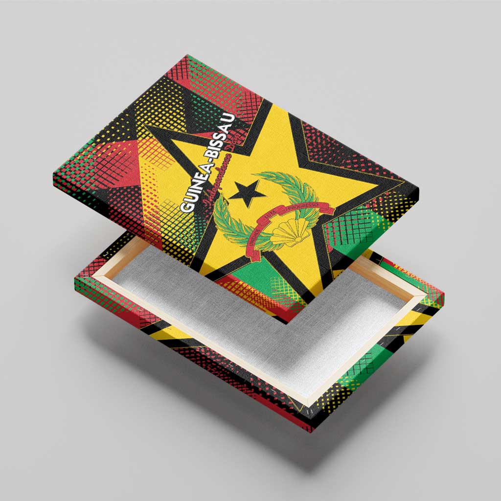 Happy Guinea-Bissau Canvas Wall Art Independence Day - African Pride