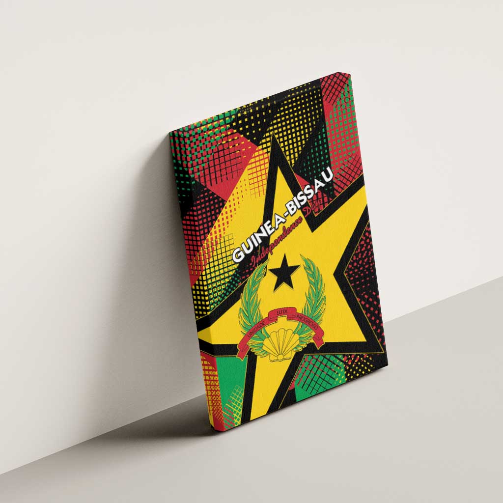 Happy Guinea-Bissau Canvas Wall Art Independence Day - African Pride