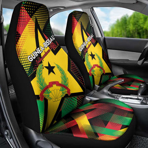 Happy Guinea-Bissau Car Seat Cover Independence Day - African Pride