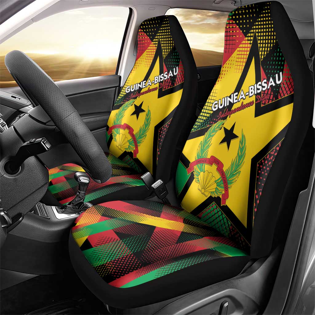 Happy Guinea-Bissau Car Seat Cover Independence Day - African Pride