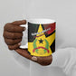Personalized Guinea-Bissau Independence Day Ceramic Mug Coat Of Arms With Map