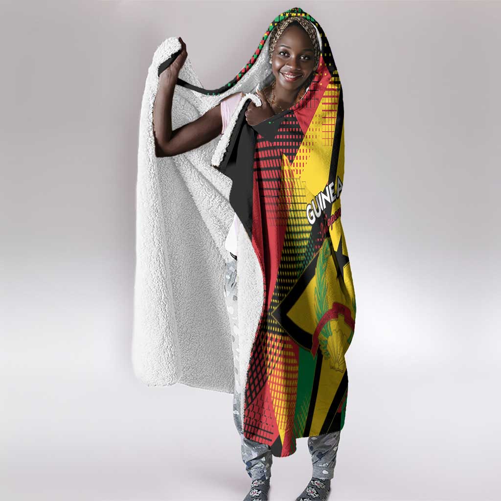 Happy Guinea-Bissau Hooded Blanket Independence Day - African Pride