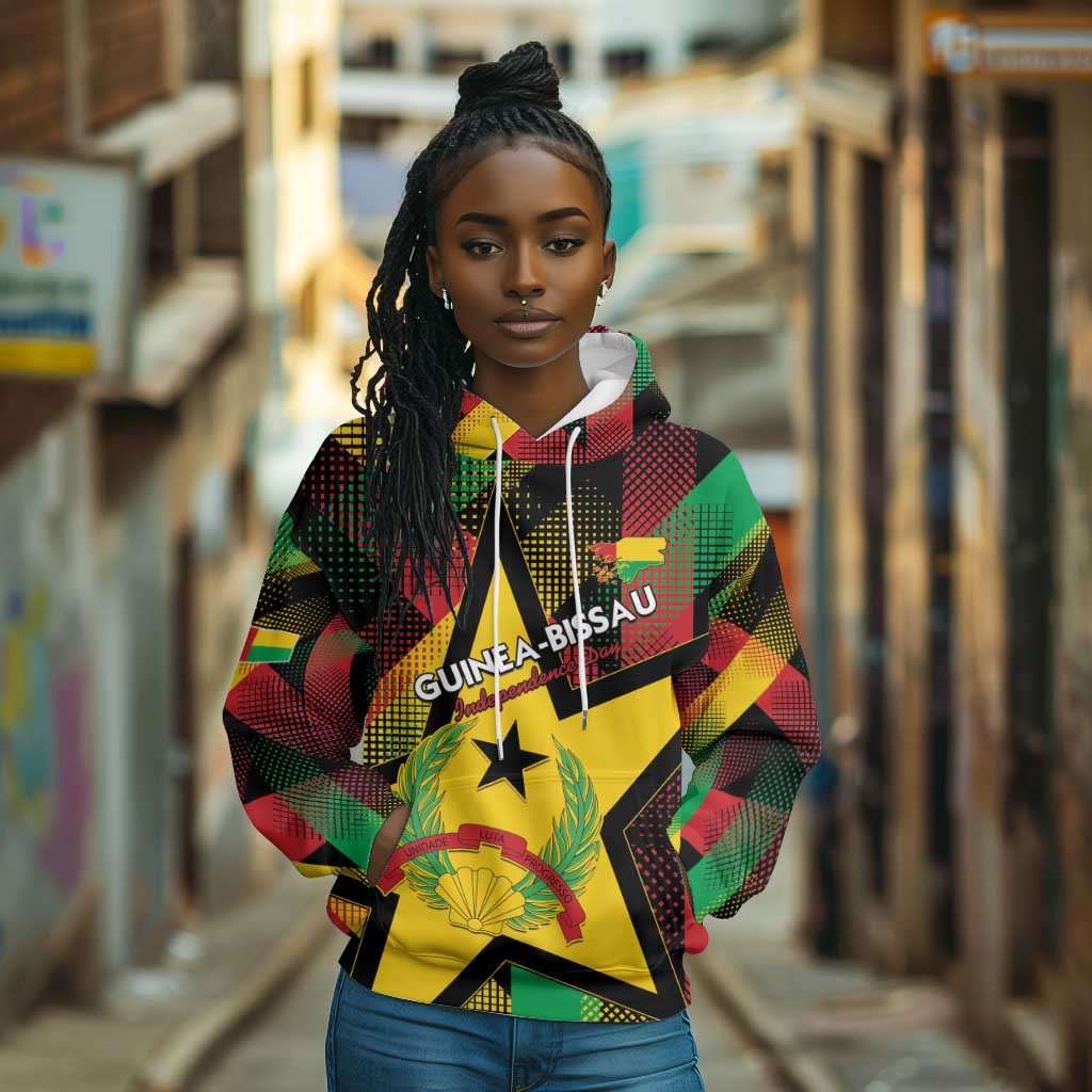 Personalized Happy Guinea-Bissau Hoodie Independence Day - African Pride