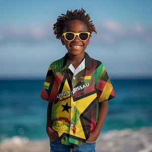 Personalized Happy Guinea-Bissau Kid Hawaiian Shirt Independence Day - African Pride