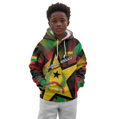 Personalized Happy Guinea-Bissau Kid Hoodie Independence Day - African Pride