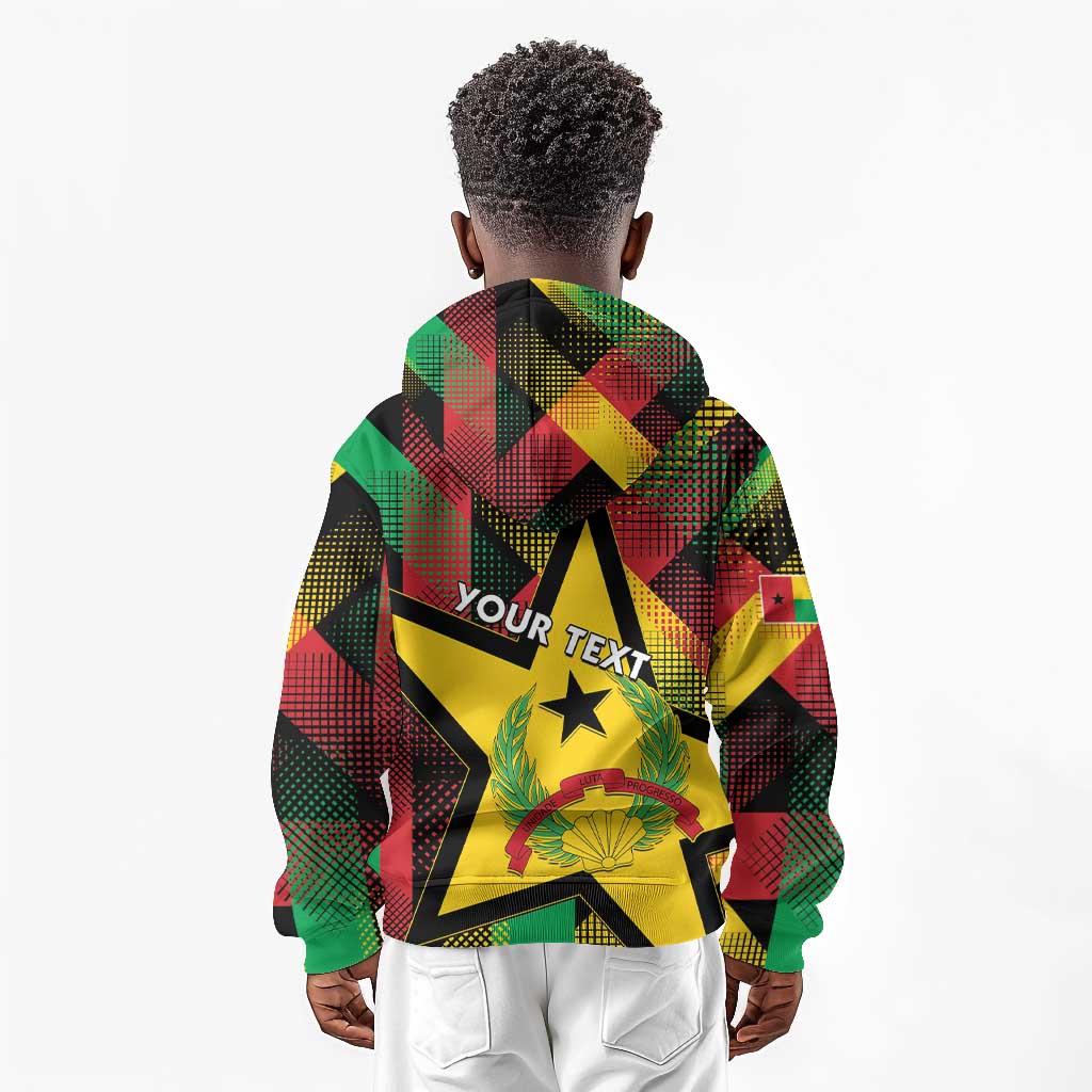 Personalized Happy Guinea-Bissau Kid Hoodie Independence Day - African Pride
