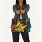 Guinea-Bissau Independence Day Leather Bag Coat Of Arms With Map