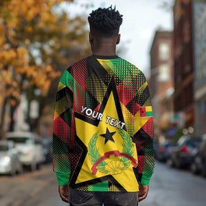 Personalized Happy Guinea-Bissau Long Sleeve Shirt Independence Day - African Pride
