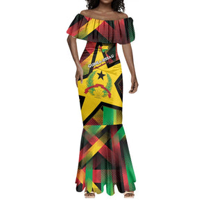 Personalized Happy Guinea-Bissau Mermaid Dress Independence Day - African Pride