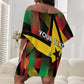 Personalized Happy Guinea-Bissau Off Shoulder Short Dress Independence Day - African Pride
